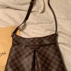 LouisVuitton Bloomsbury Damier Ebene CrossBody Bag